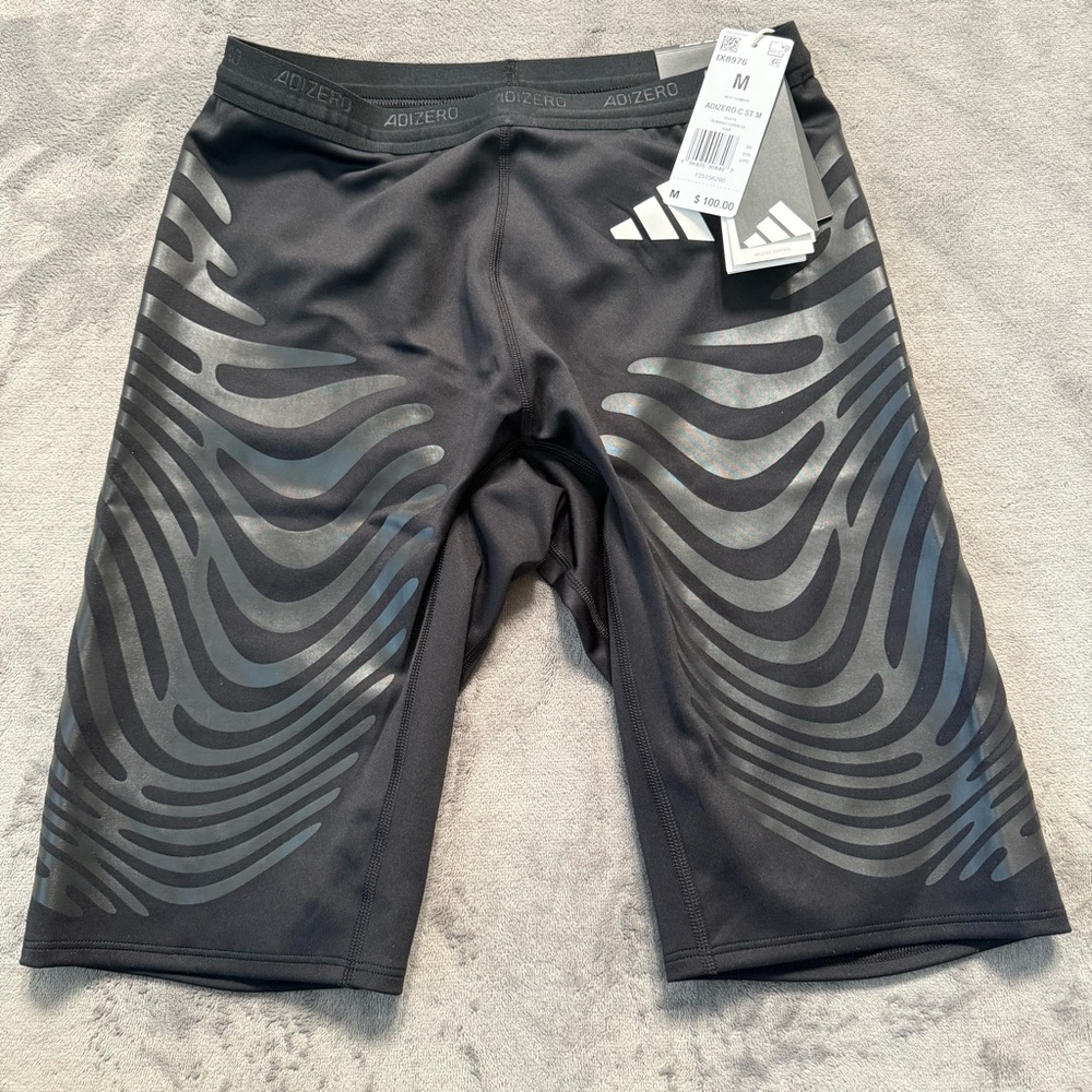 Adidas Control Black Rheon Running Shorts Leggings, Size Medium  NWT ($100)